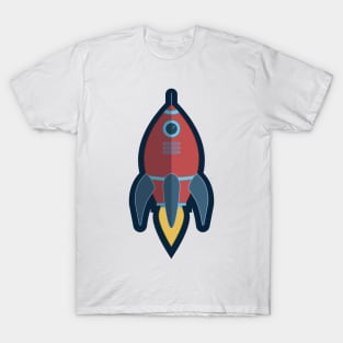 Rocketship to the moon T-Shirt